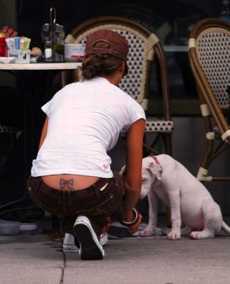 Jassica Alba Lower Back Tattoo